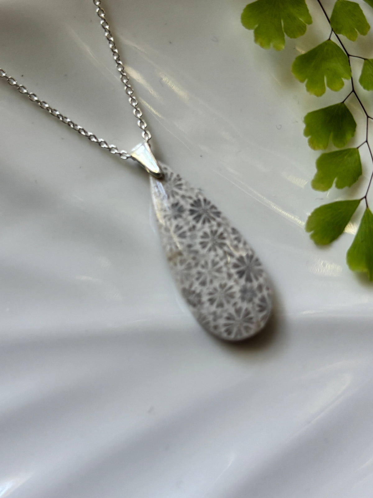 Fossilized Coral Necklace