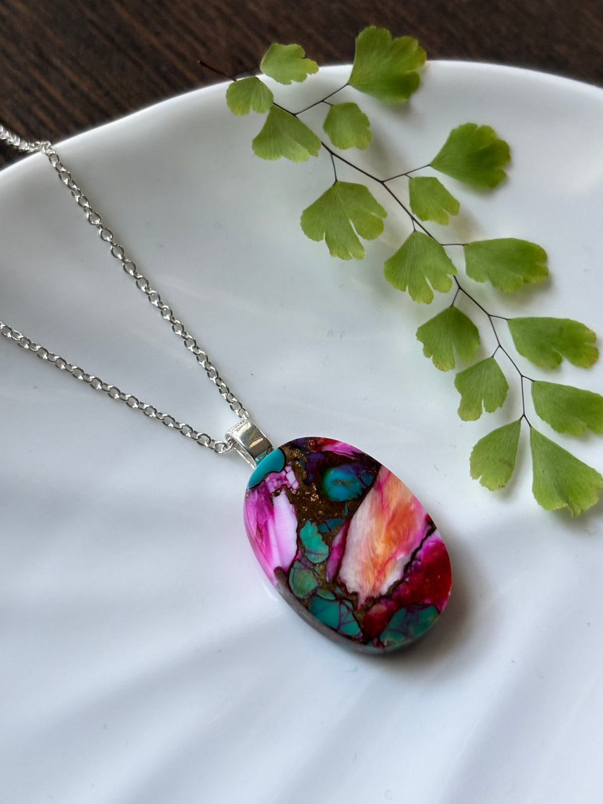 Spiny Oyster Turquoise Necklace