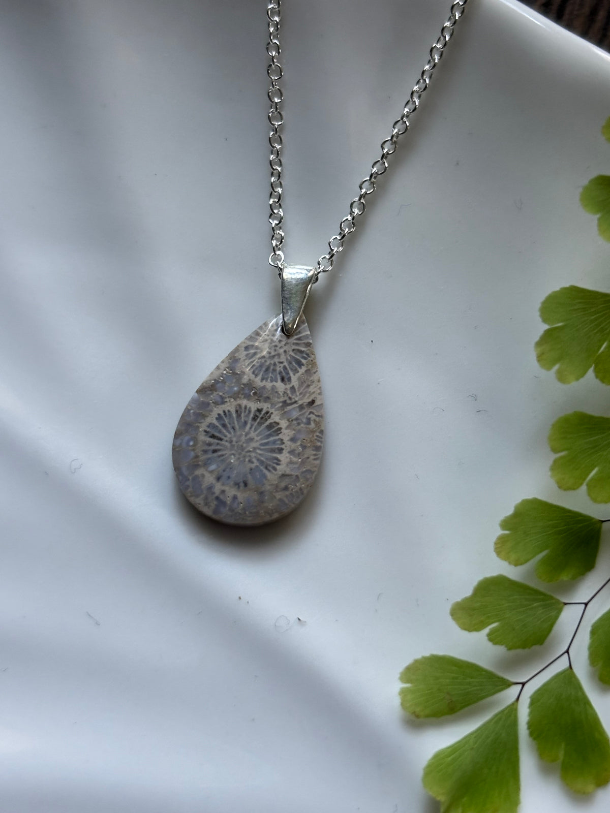Fossilized Coral Necklace