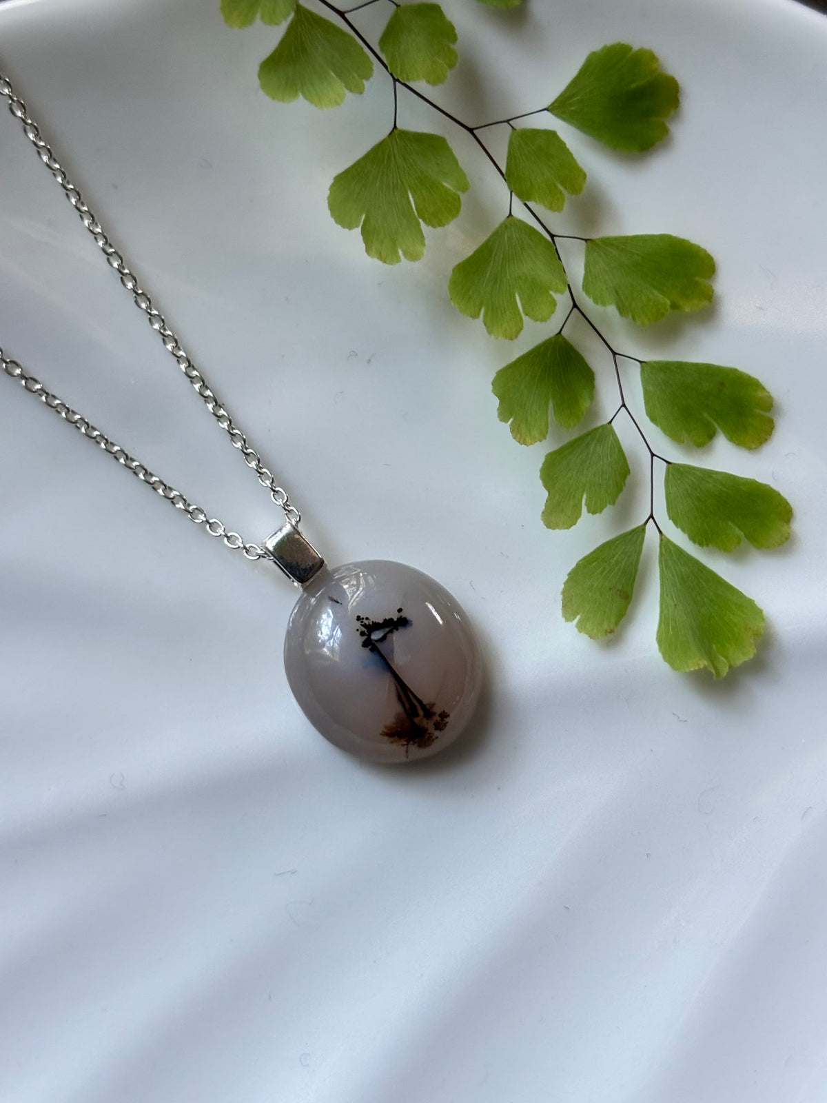 Dendritic Agate Necklace