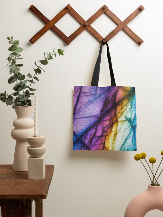 Labradorite Purple Tote Bag