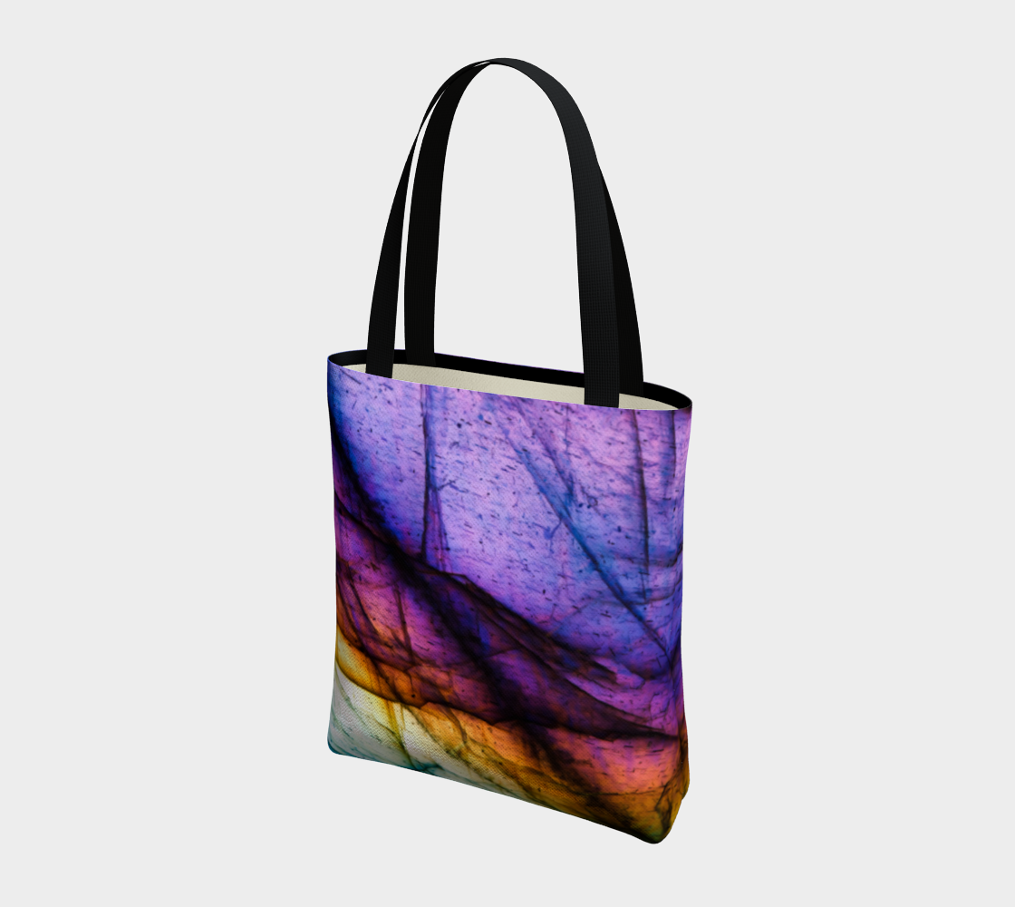 Labradorite Purple Tote Bag