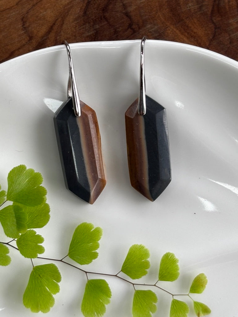 Polychrome Jasper Dangle Earrings