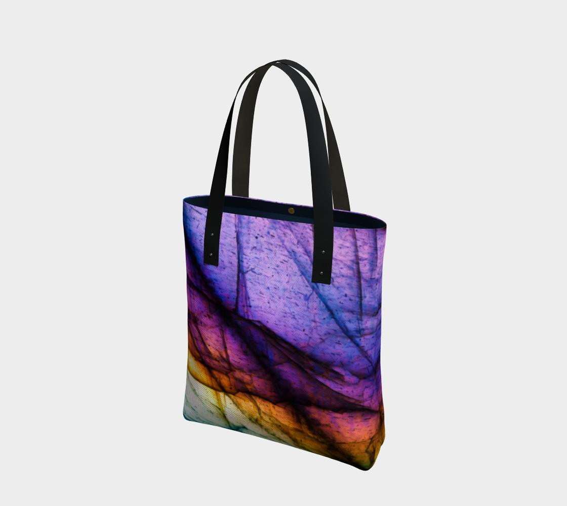 Labradorite Purple Tote Bag