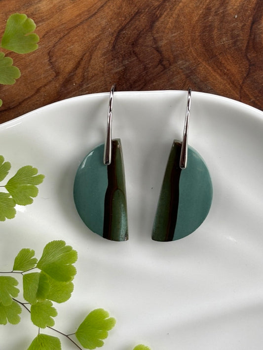 Polychrome Jasper Dangle Earrings