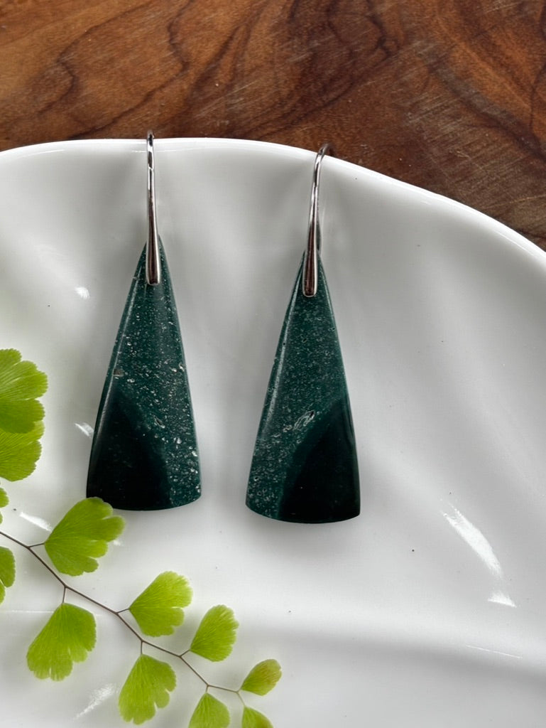 Polychrome Jasper Dangle Earrings