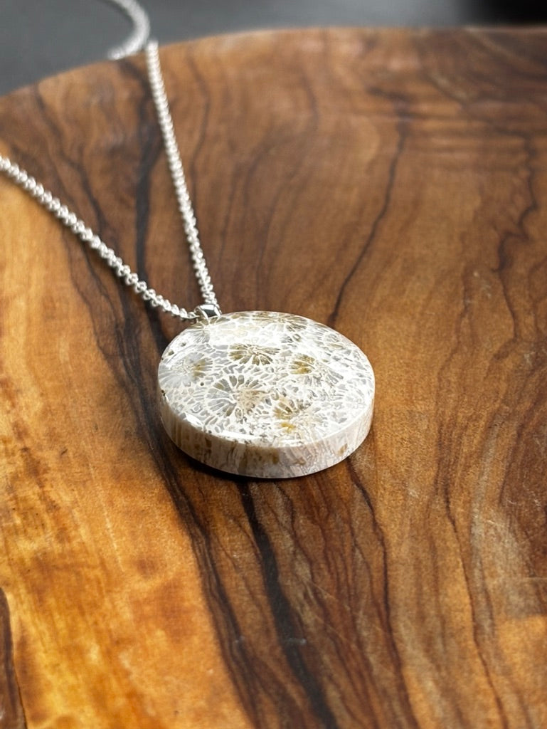 Fossilized Coral Necklace