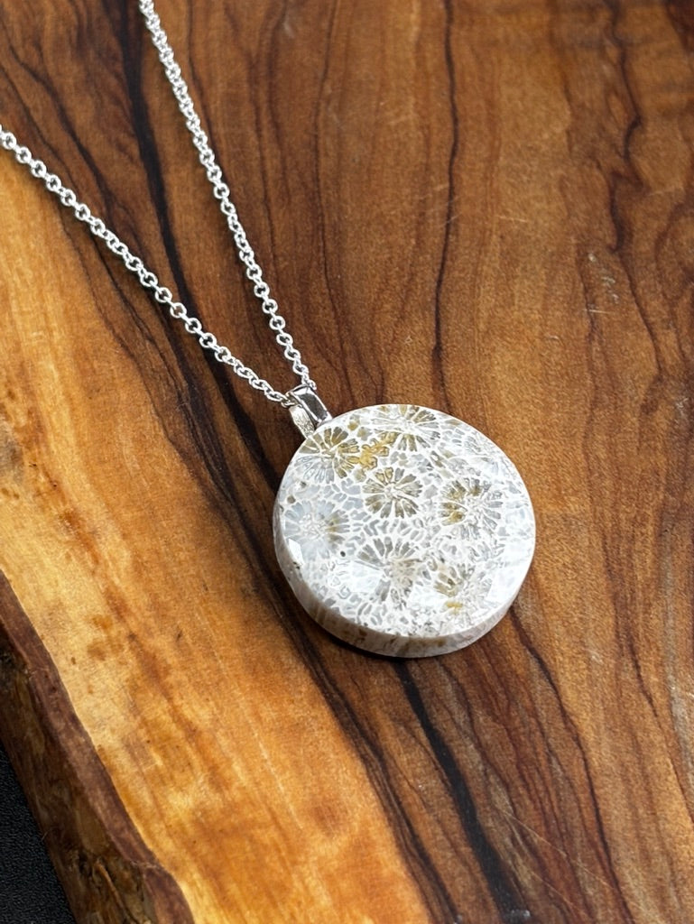 Fossilized Coral Necklace