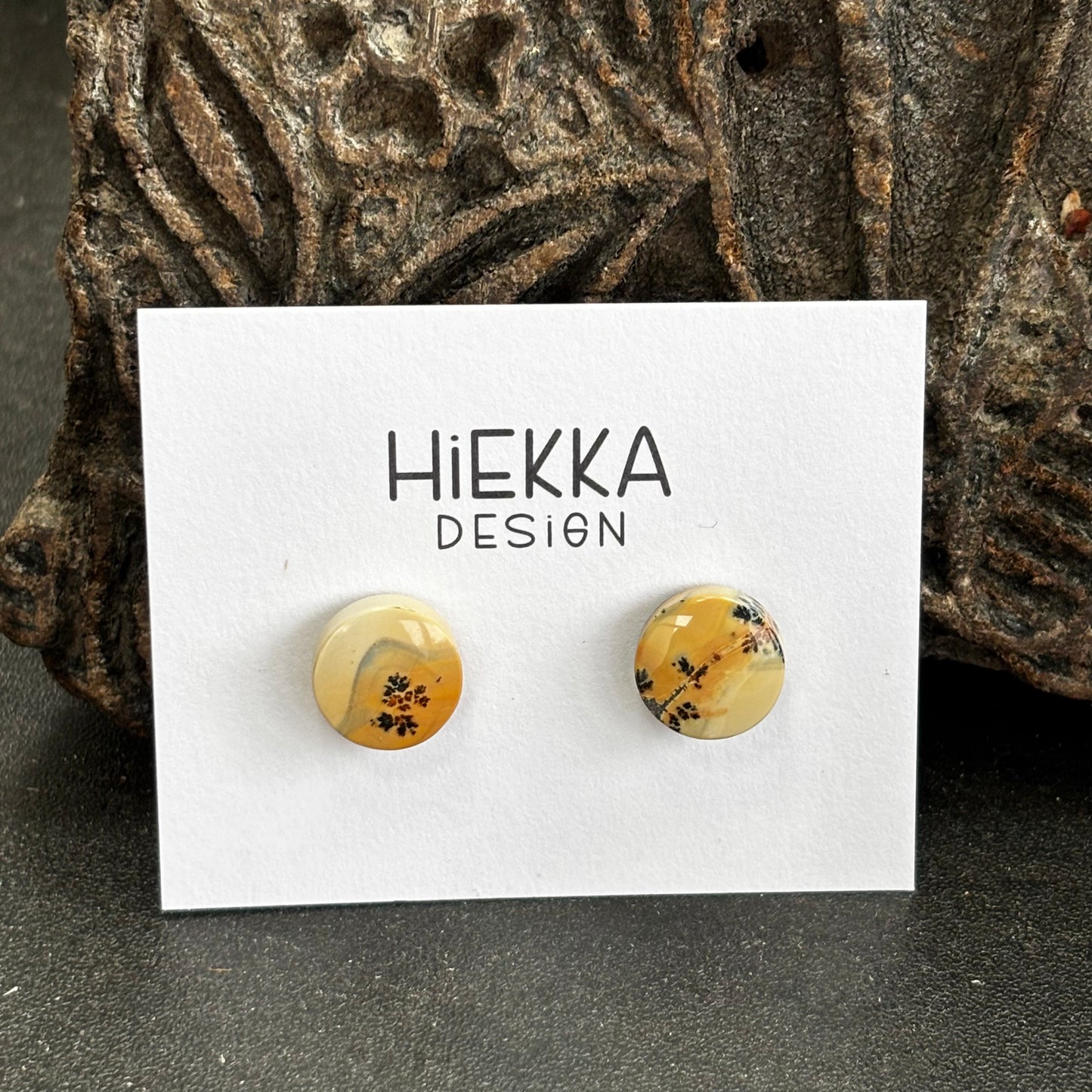 Maligano Jasper Round Studs