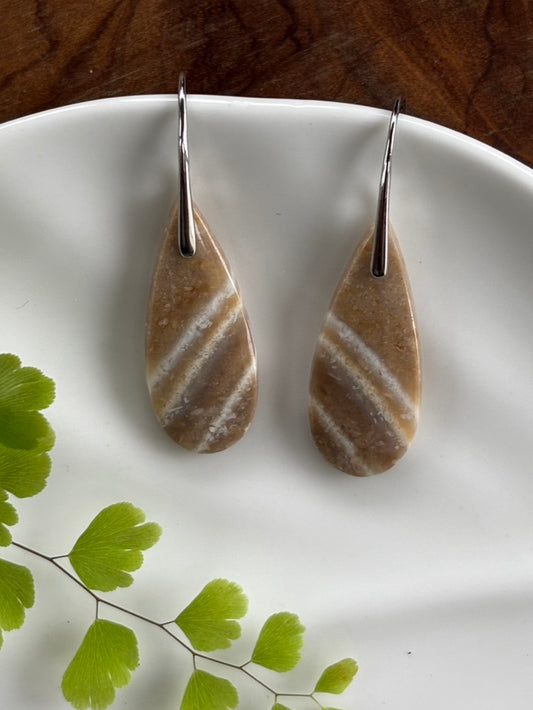 Polychrome Jasper Dangle Earrings