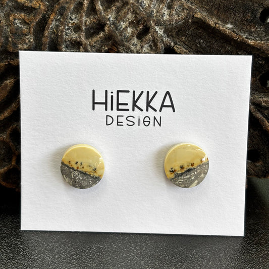 Maligano Jasper Round Studs