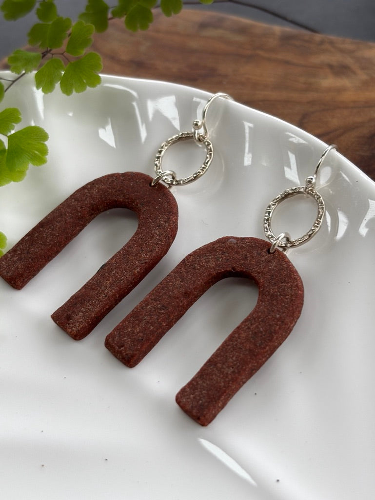Australian Red Sand Earrings