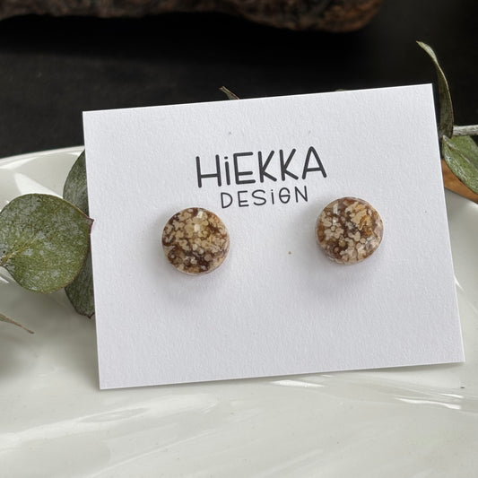 Ocean Jasper Round Studs