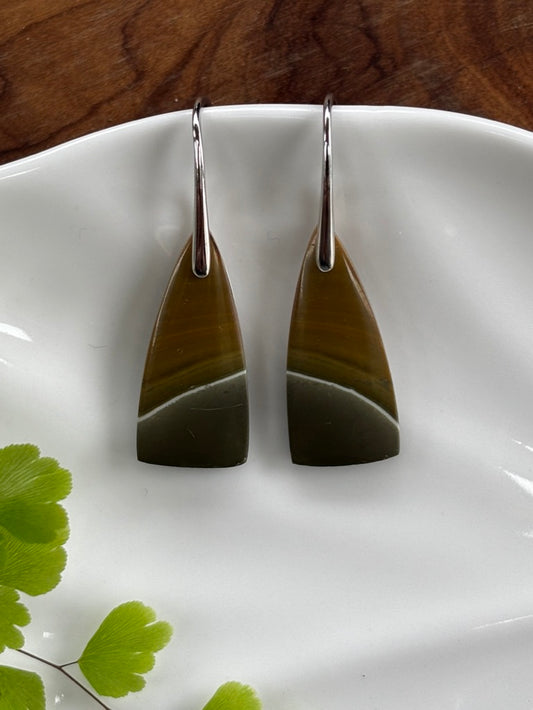 Polychrome Jasper Dangle Earrings