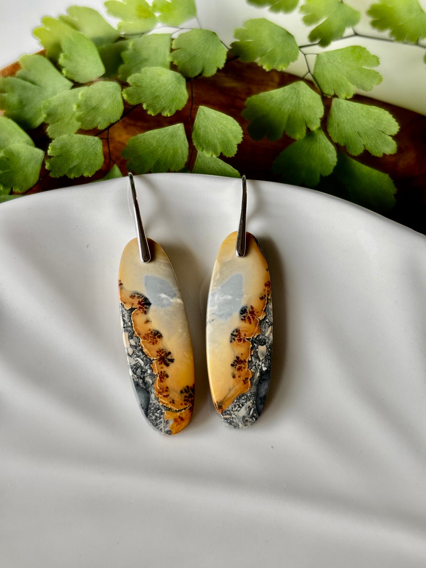 Maligano Jasper Dangle Earrings