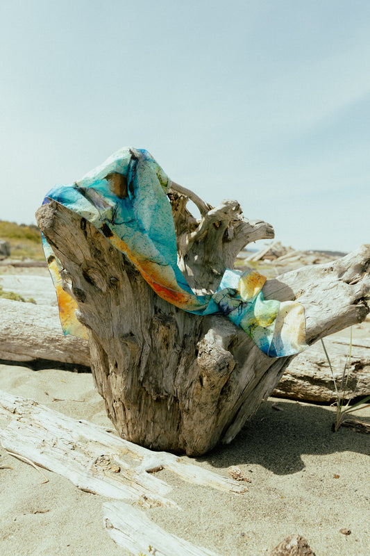 Labradorite Silk Scarf