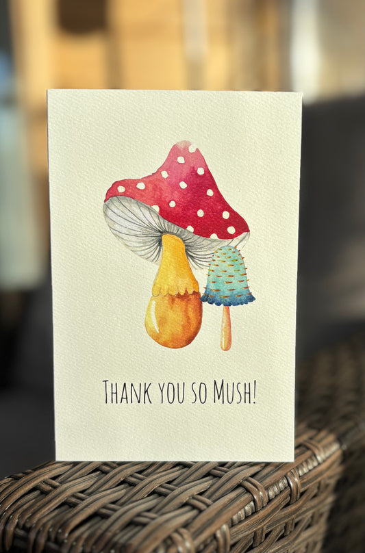 Thank You So Mush Greeting Card