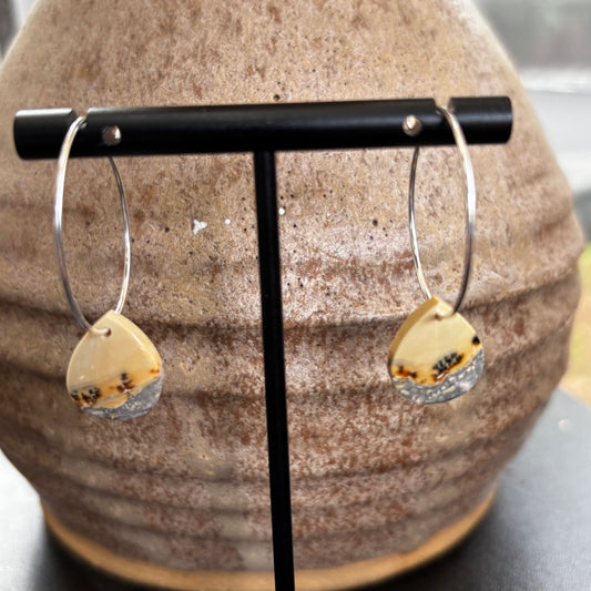 Maligano Jasper Hoop Earrings