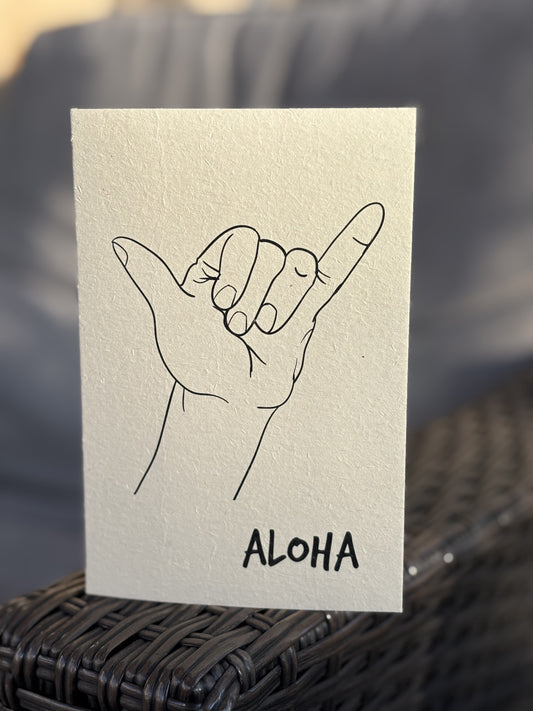 Aloha Greeting Card