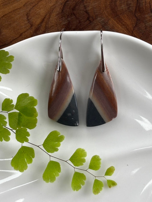 Polychrome Jasper Dangle Earrings
