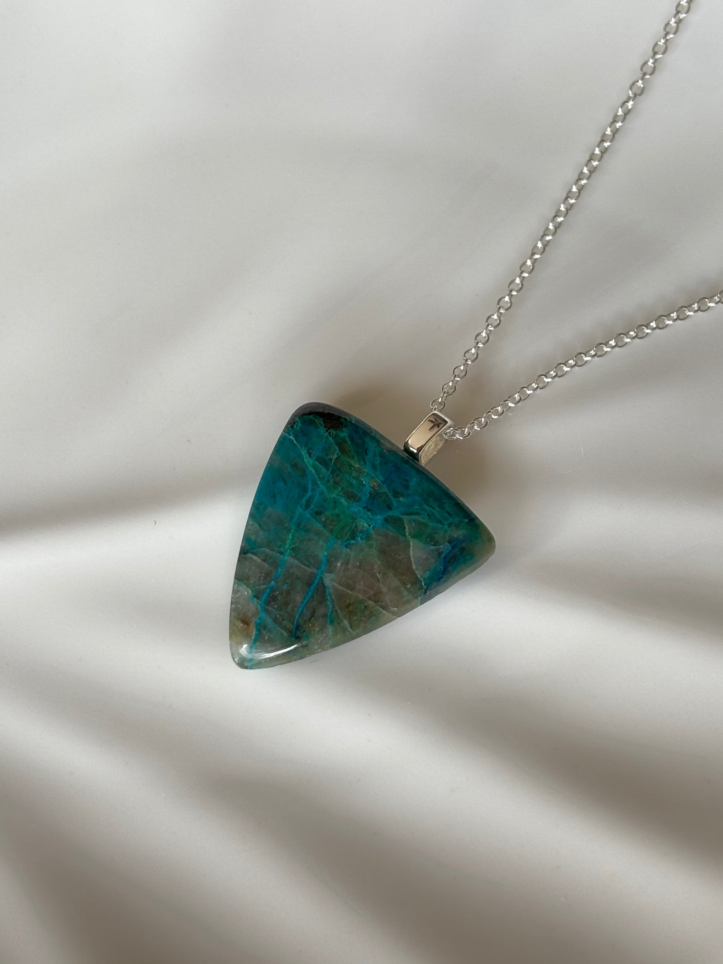 Chrysocolla Pendant Necklace