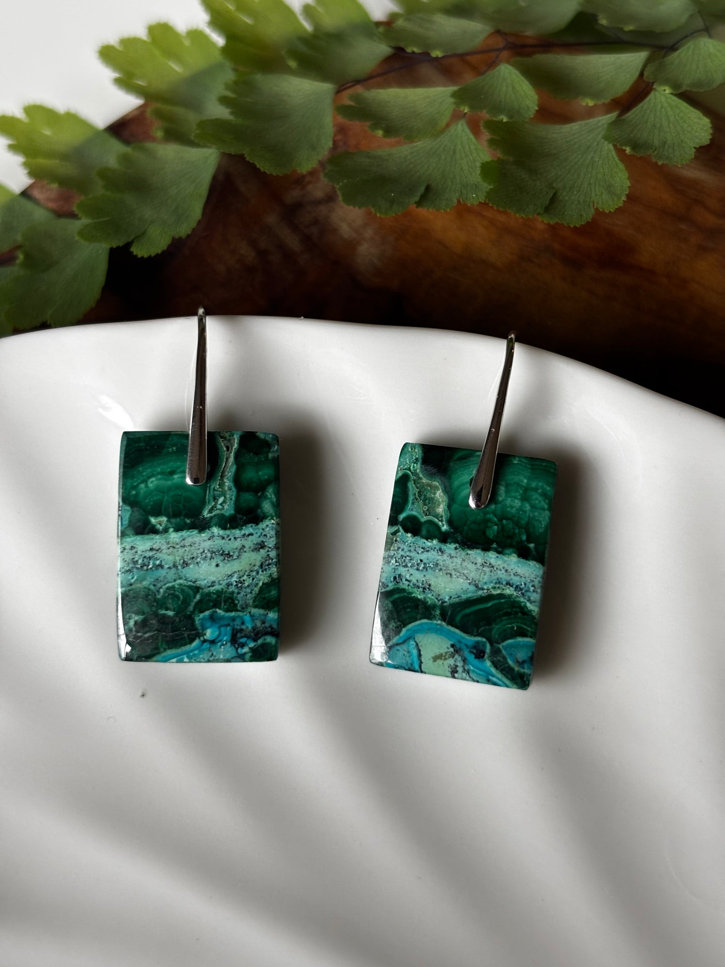 Malachite Chrysocolla Squares