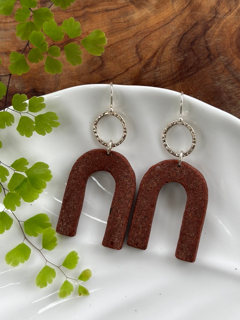 Australian Red Sand Earrings