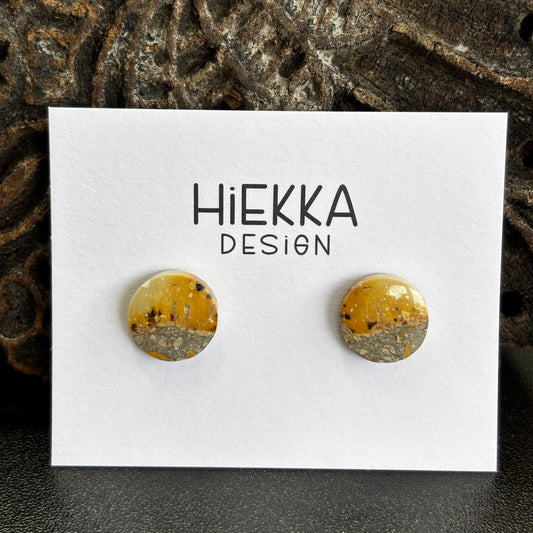 Maligano Jasper Round Studs