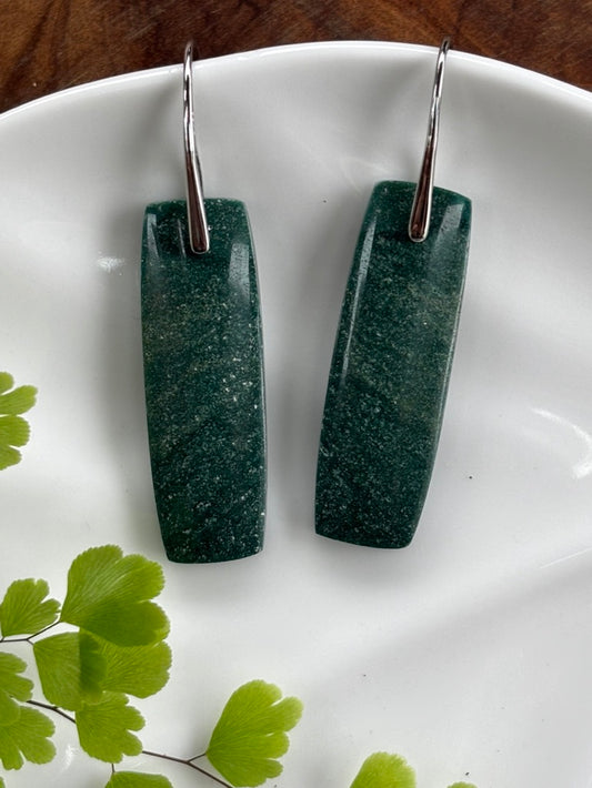 Polychrome Jasper Dangle Earrings
