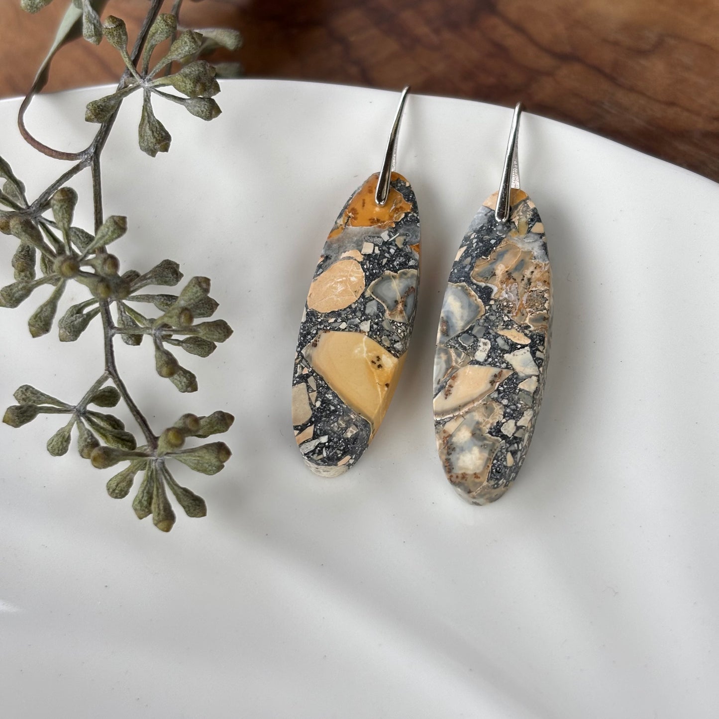 Maligano Jasper Dangle Earrings