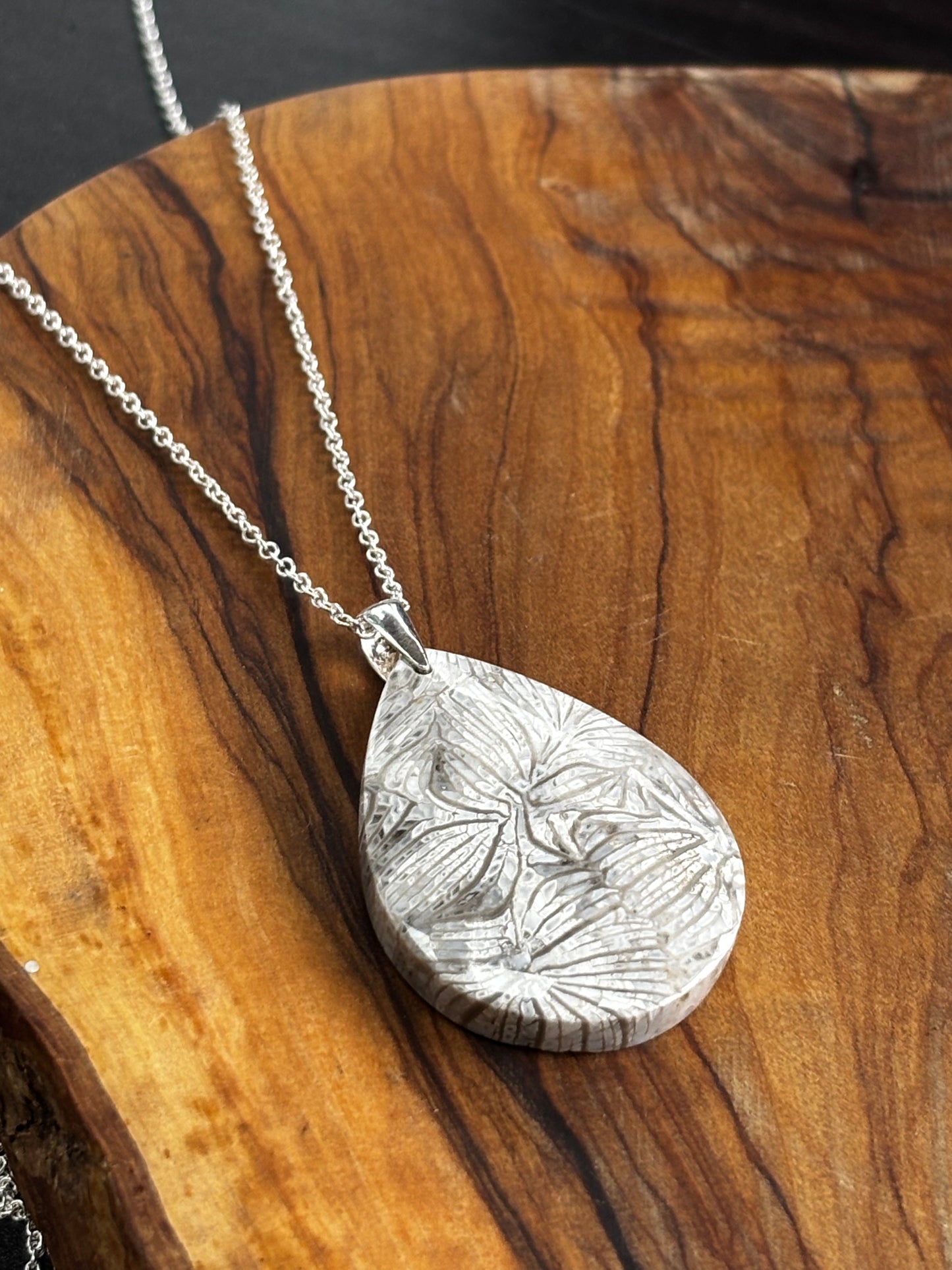 Fossilized Coral Necklace