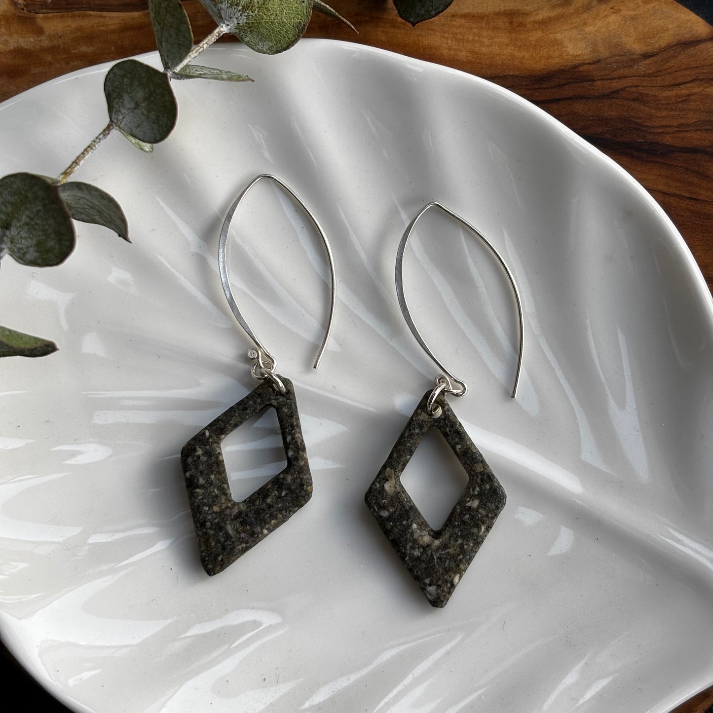 Vancouver Island Sand Diamond Earrings