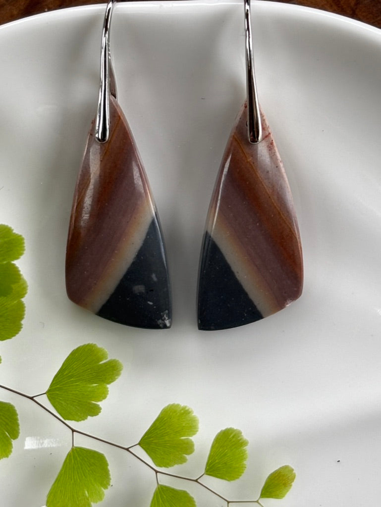 Polychrome Jasper Dangle Earrings