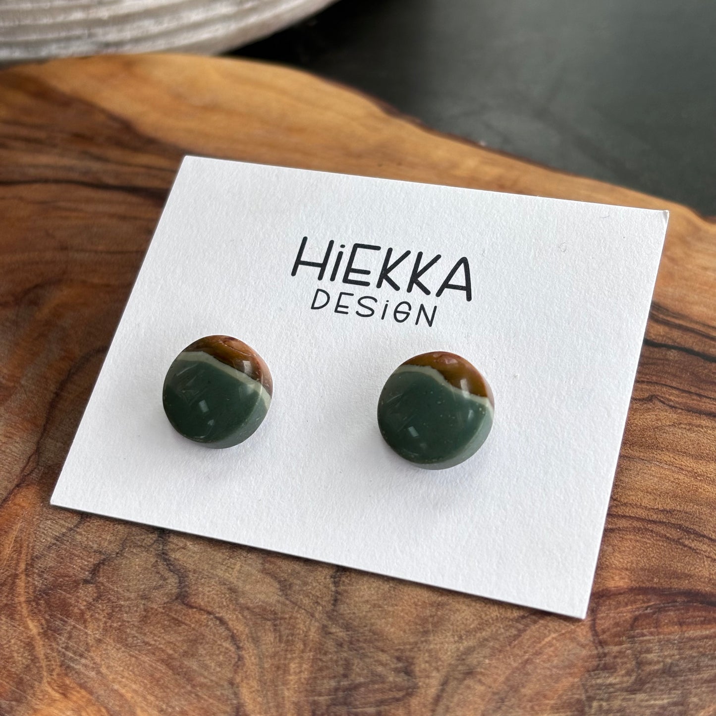 Polychrome Jasper Studs