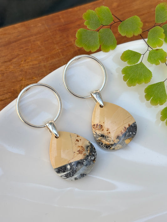 Maligano Jasper Circle Studs