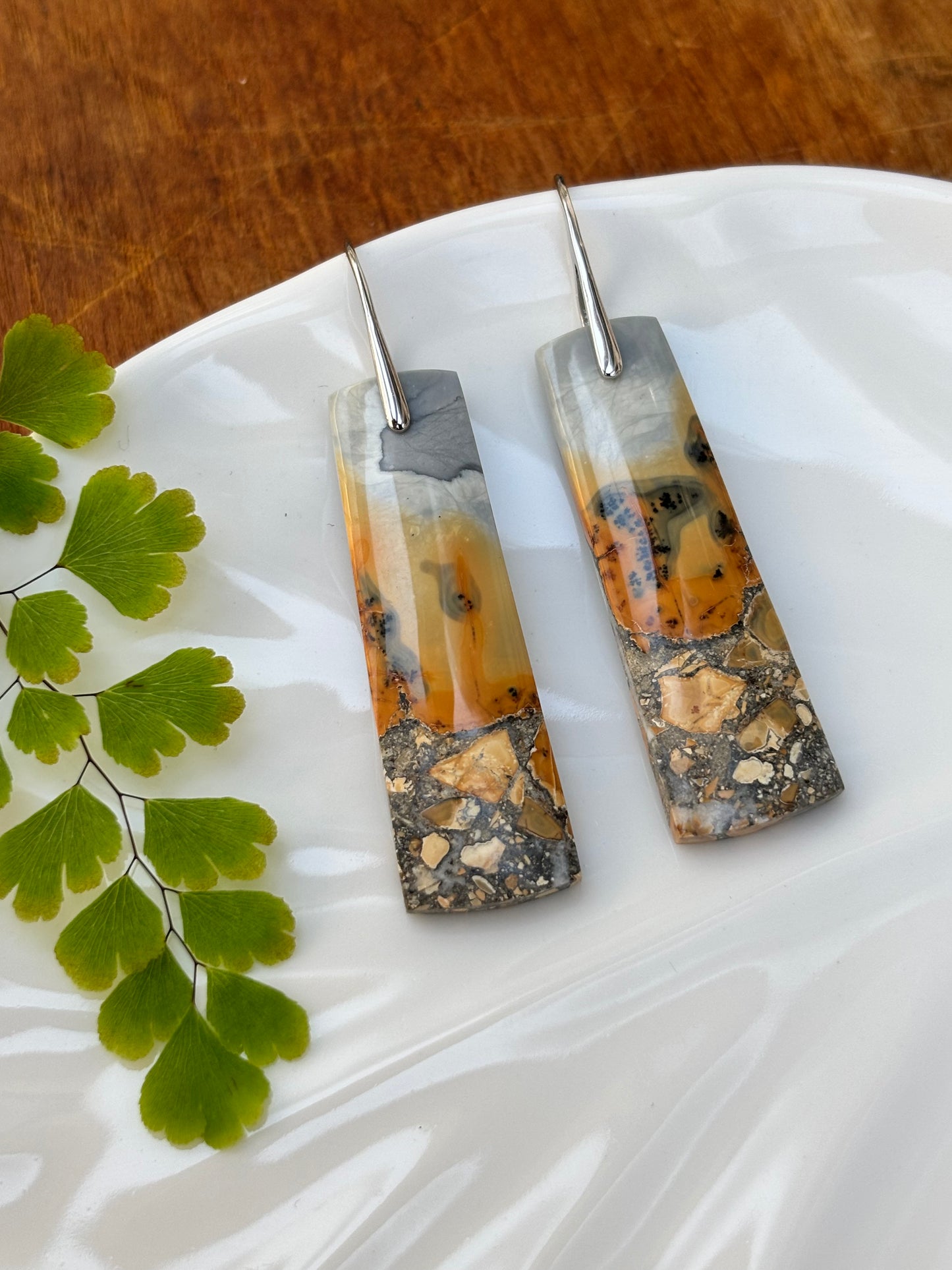 Maligano Jasper Dangle Earrings