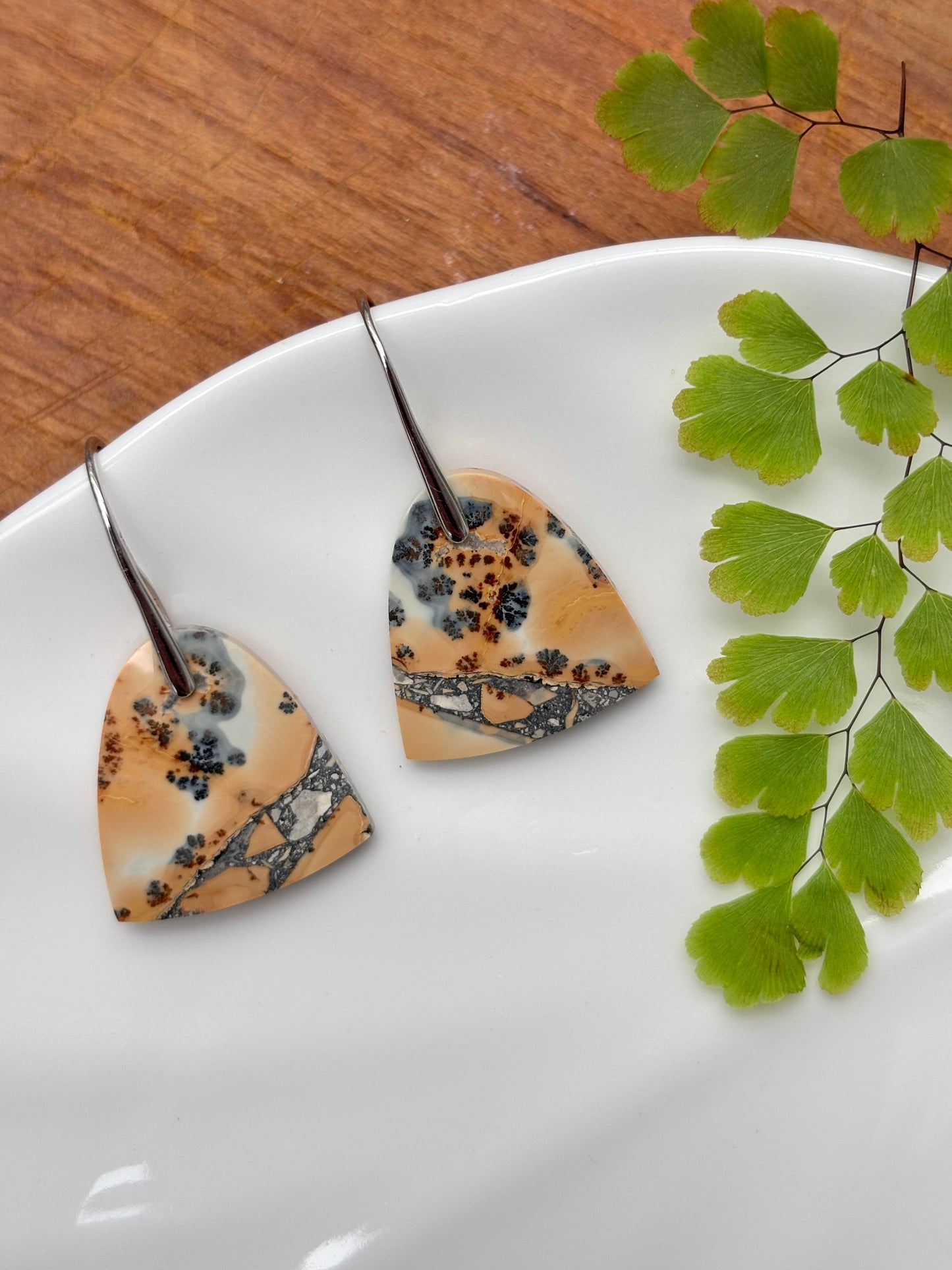 Maligano Jasper Bell Earrings