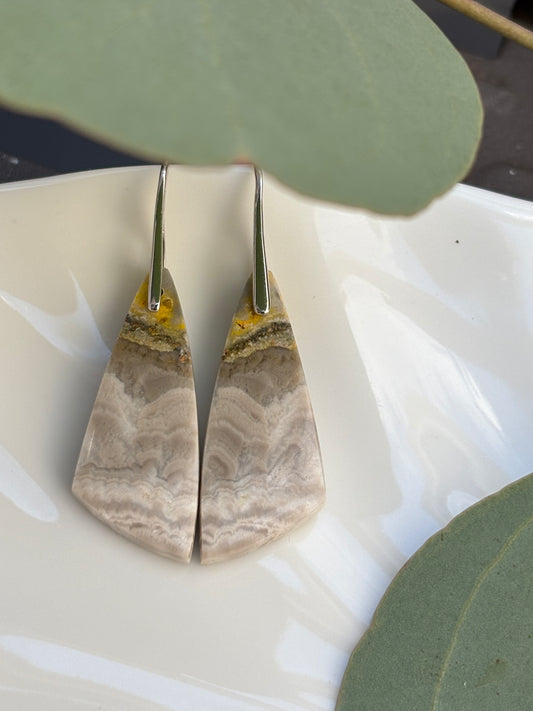 River Jasper Dangle Earrings