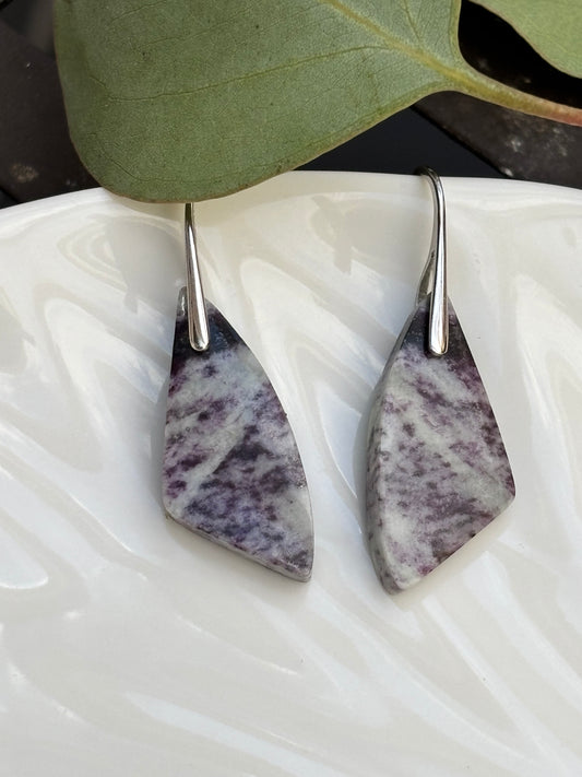 Kammererite Dangle Earrings