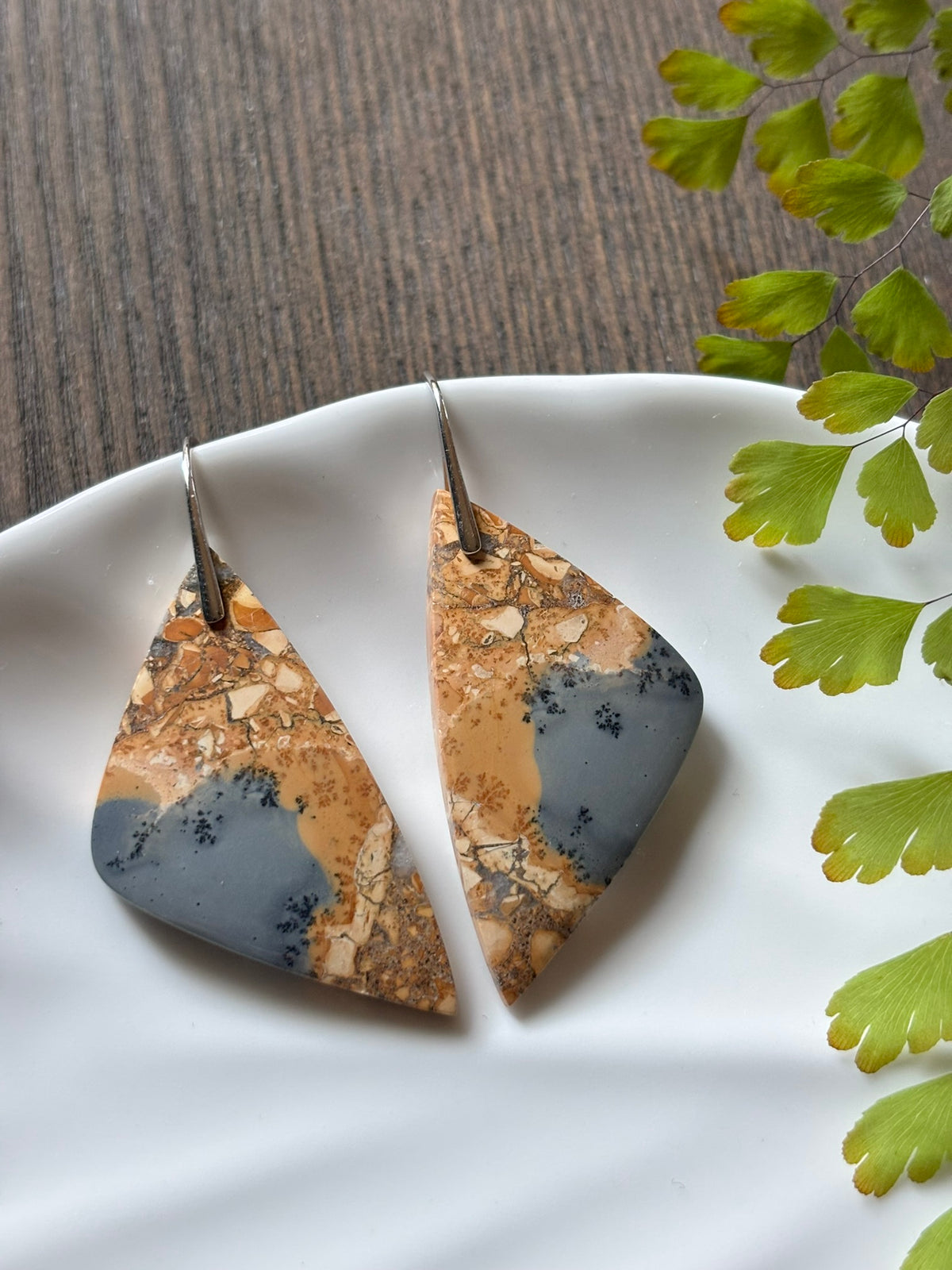 Maligano Jasper Earth Tones Earrings