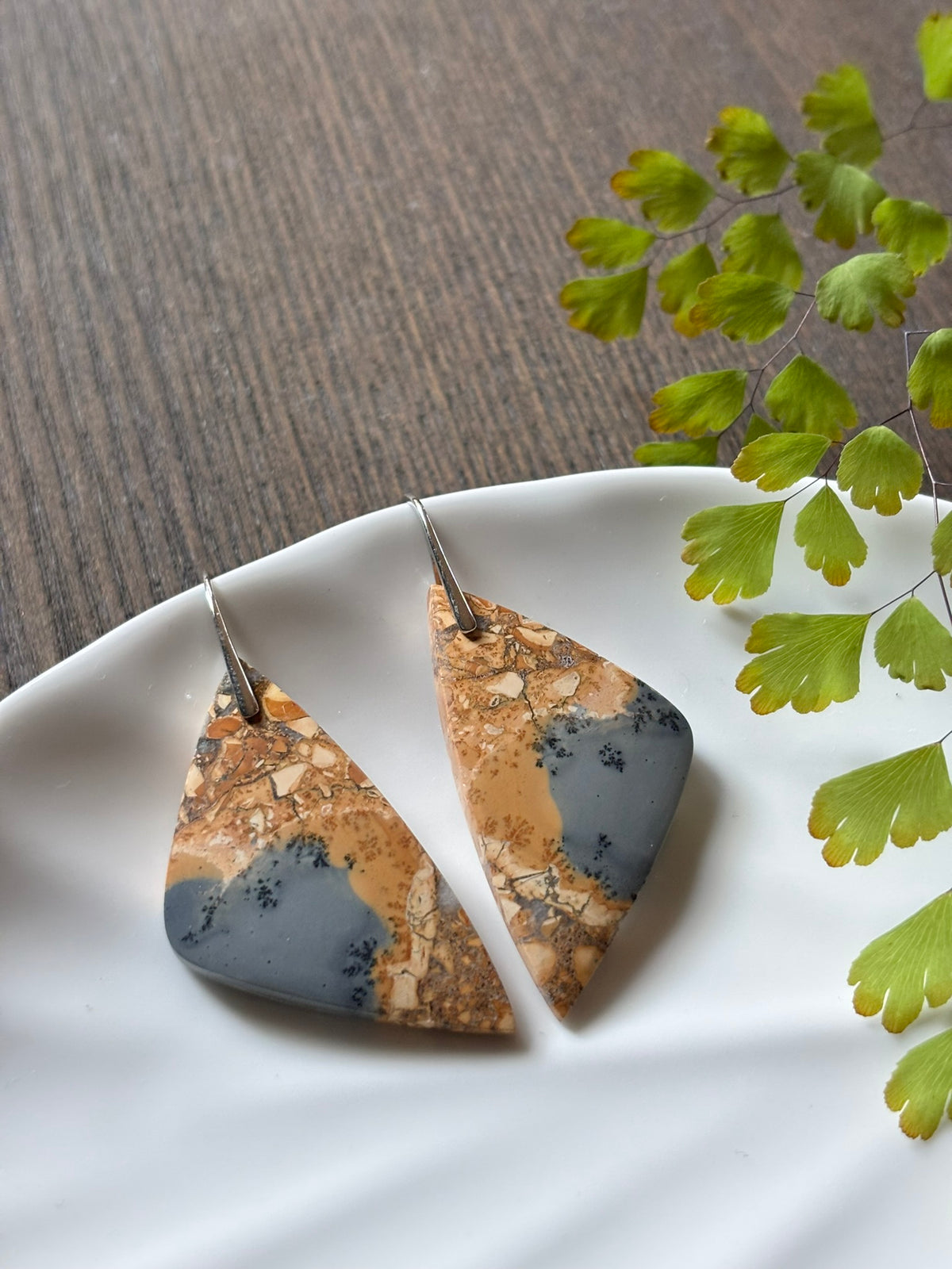 Maligano Jasper Earth Tones Earrings alternate view 2