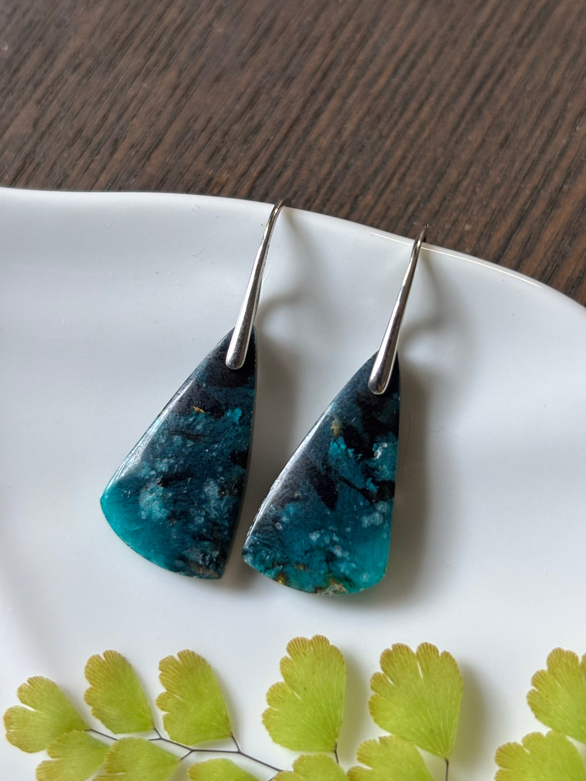 Shattuckite Ocean Blue Earrings