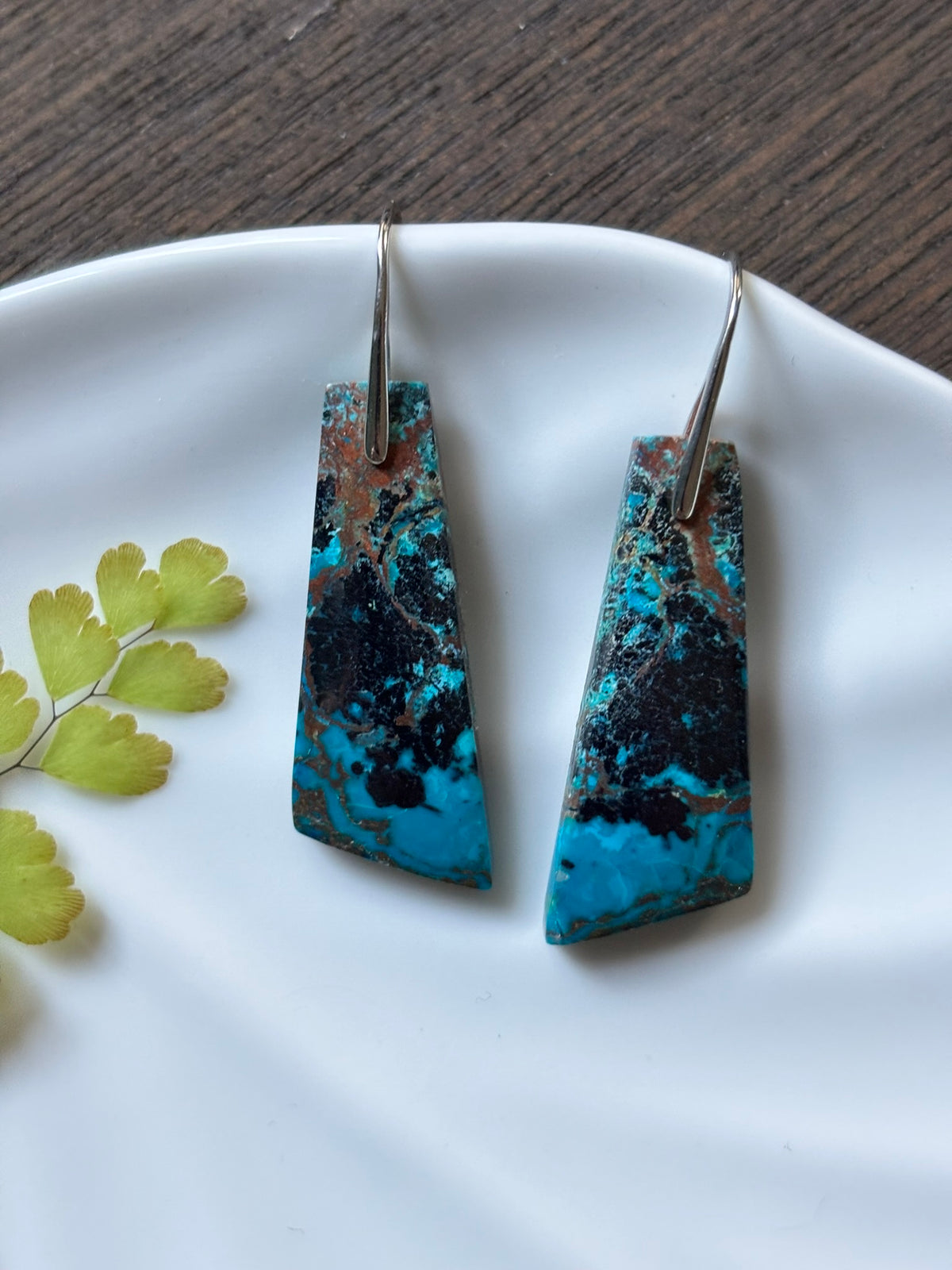 Chrysocolla Ocean Blue Earrings