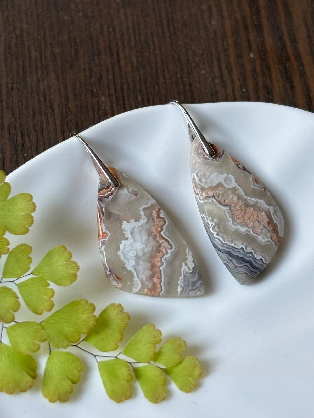 Crazy Lace Agate Blush Earrings alternate view 3