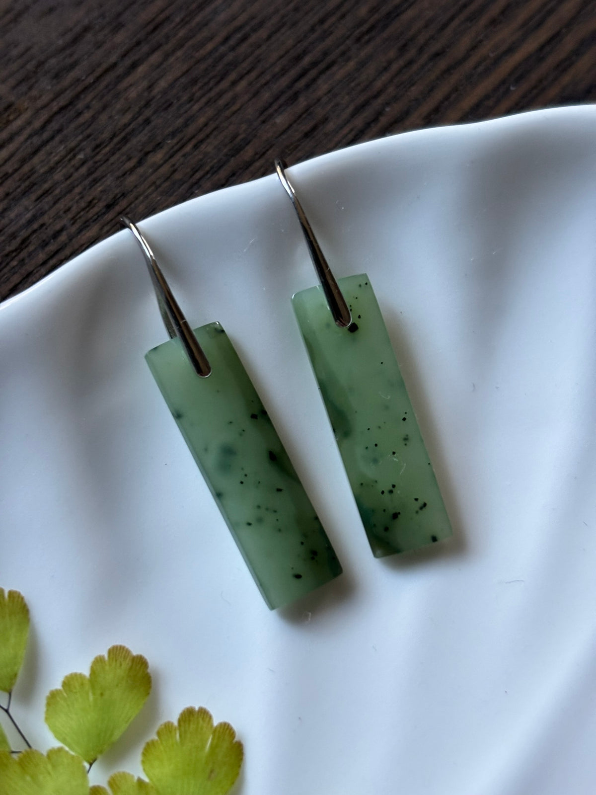 Jade Sage Earrings alternate view 2