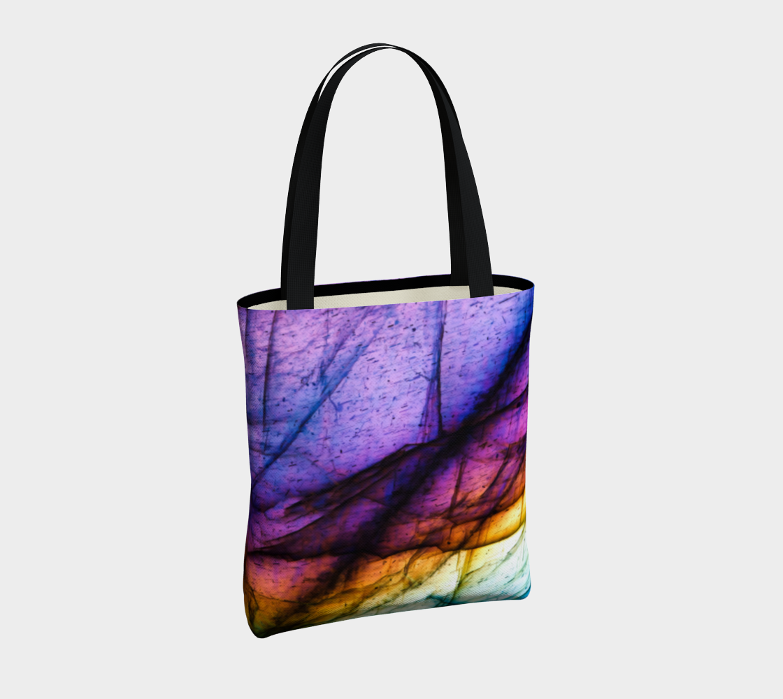 Labradorite Purple Tote Bag