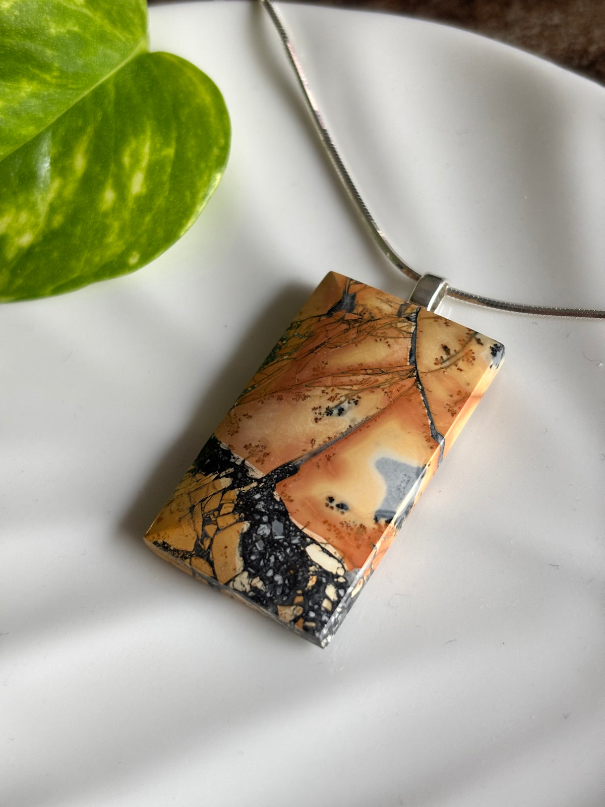 Maligano Jasper necklace view 2