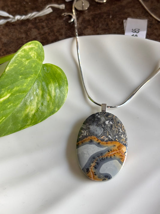 Maligano Jasper necklace view 1