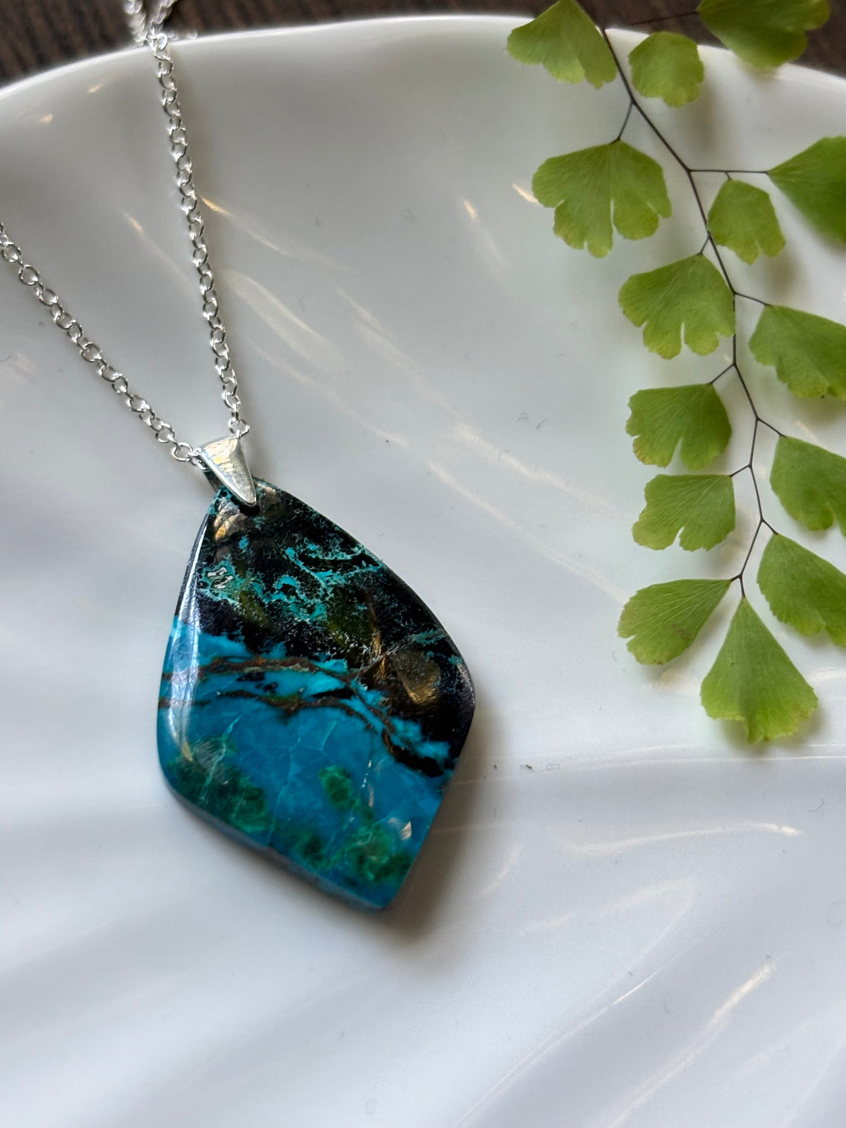 Chrysocolla Necklace alternate view