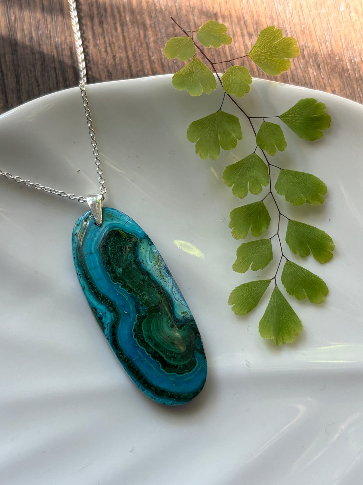 Malachite Chrysocolla Necklace